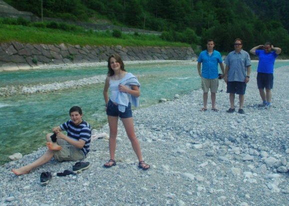 Swimming in the snow melt